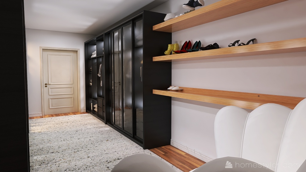 Walk-in Closet 3d design renderings