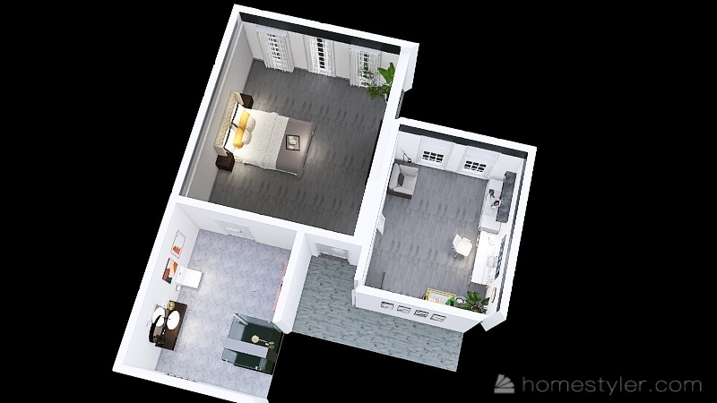 Room 1- Classic Black and White 3d design picture 111.28