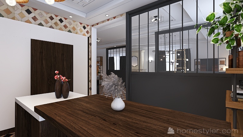 maison parisienne 3d design renderings