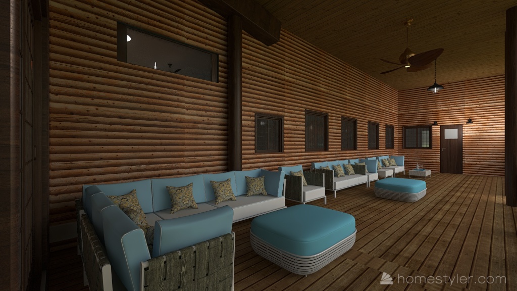 Wrap-Around Porch 3d design renderings