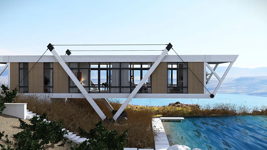 Cliff House 3d design renderings