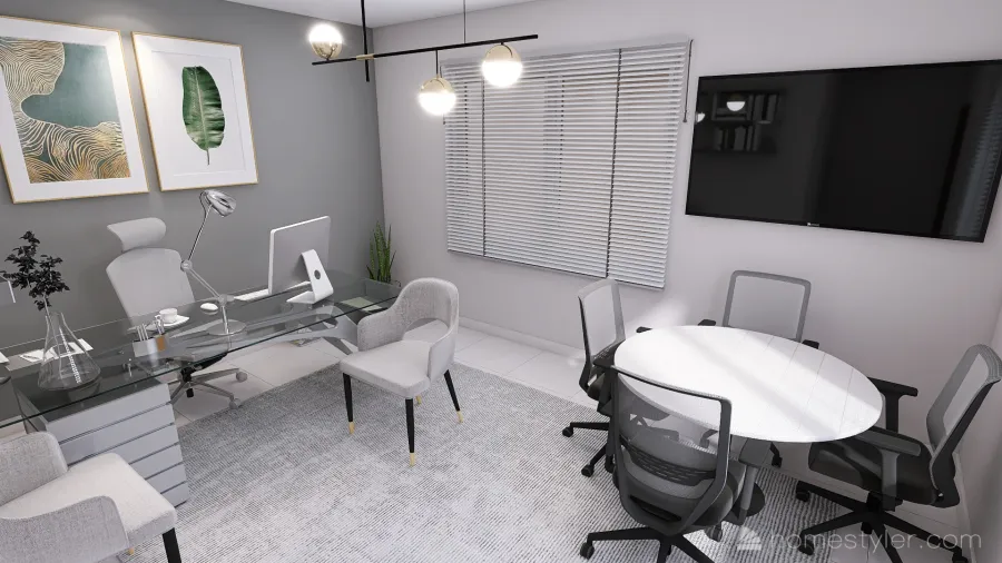 afnan-admin office 3d design renderings