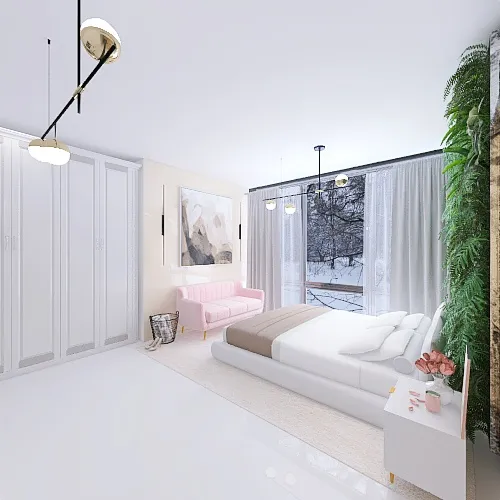 Nature in the home 3d design renderings