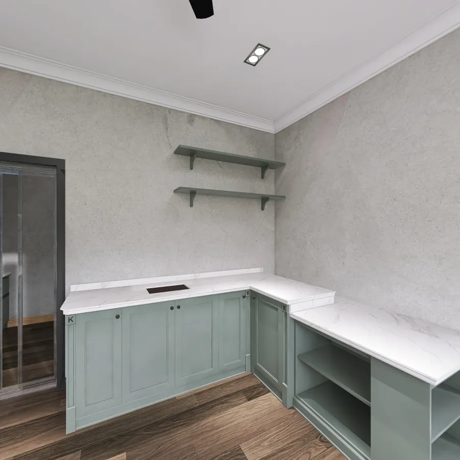 Dirty Kitchen 3d design renderings