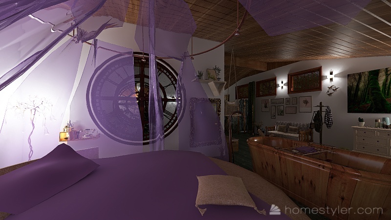 Casetta nel bosco 3d design renderings