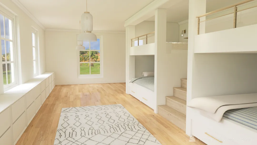 HOME: THIRD FLOOR 3d design renderings