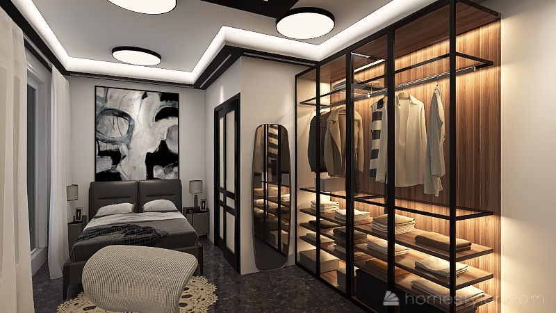 master bedroom floor plan 3d design renderings