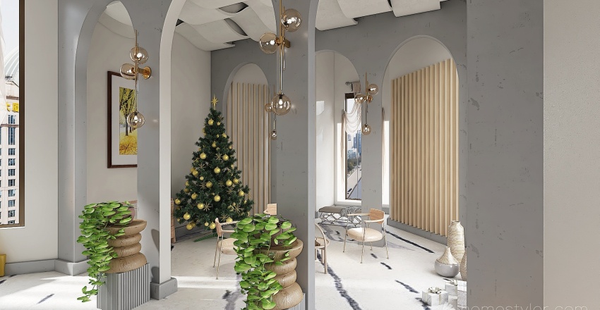 #ChristmasRoomContest Rhapsody 3d design renderings