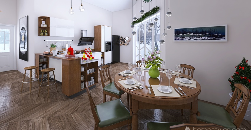 Oh What Fun! #ChristmasRoomContest_copy 3d design renderings