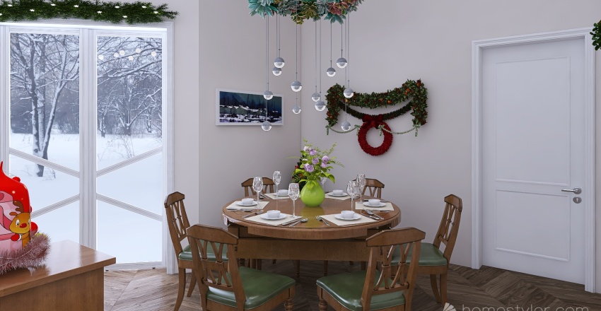 Oh What Fun! #ChristmasRoomContest_copy 3d design renderings