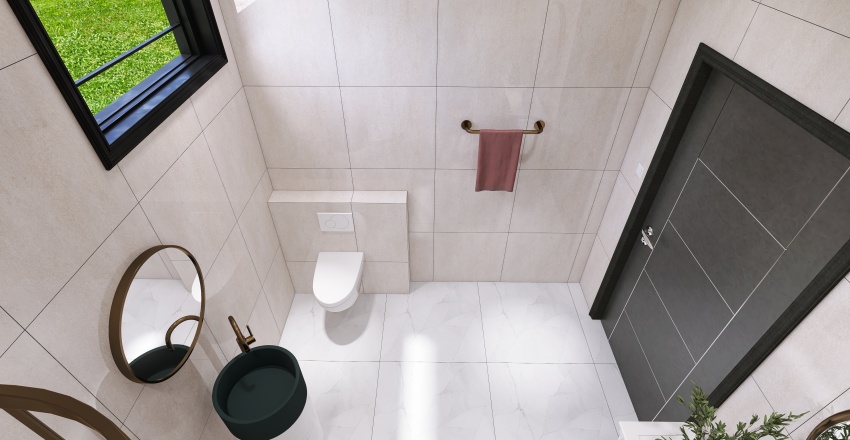 Master Bath 3d design renderings