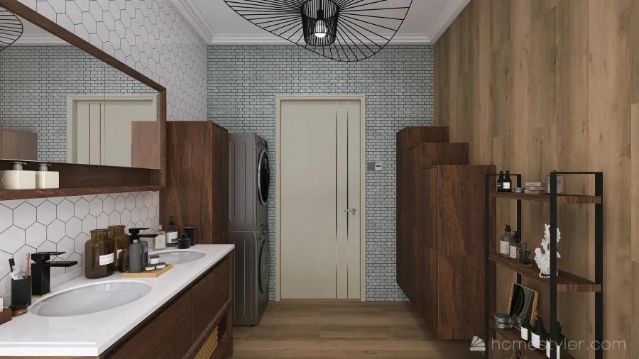 Modern Bathroom2 3d design renderings