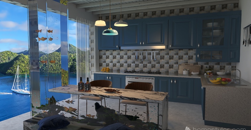 maison de vacance 3d design renderings