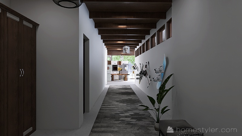 Main Living Area 3d design renderings