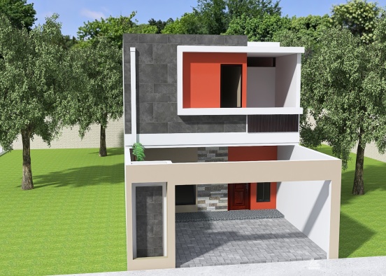 casa modelo maderq Design Rendering