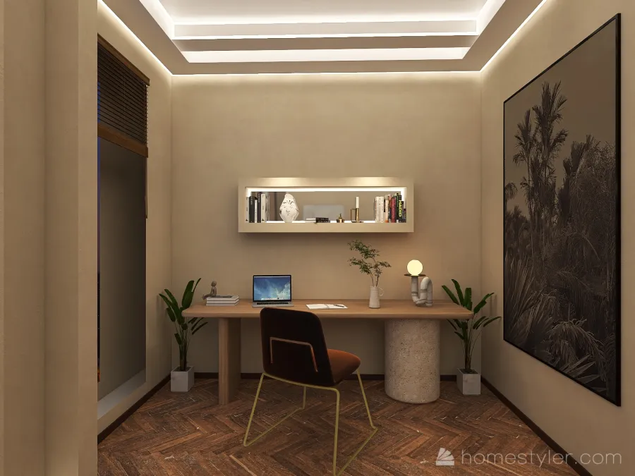 Cozy and Warm Master Bedroom 3d design renderings