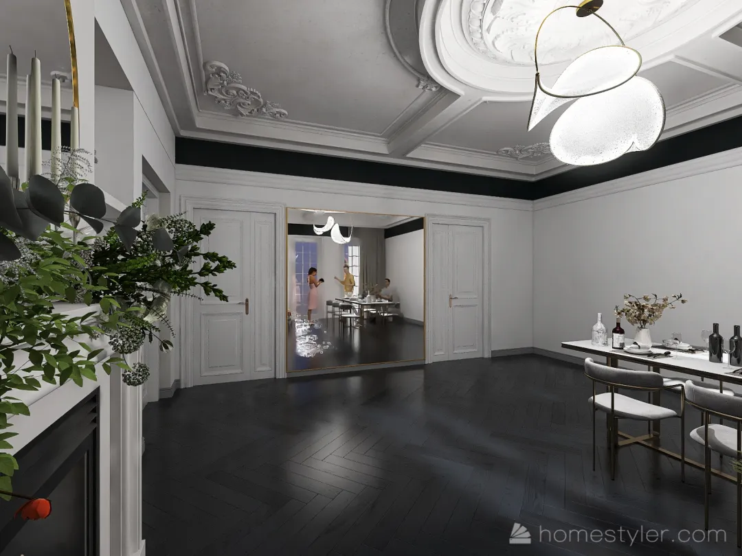 #PartyContest-Новогодняя комната 3d design renderings