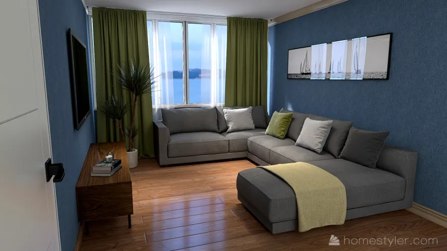 Apartment in Sochi 3d design renderings