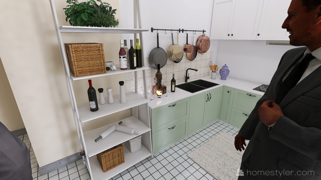 Kitchen & Dining 3d design renderings