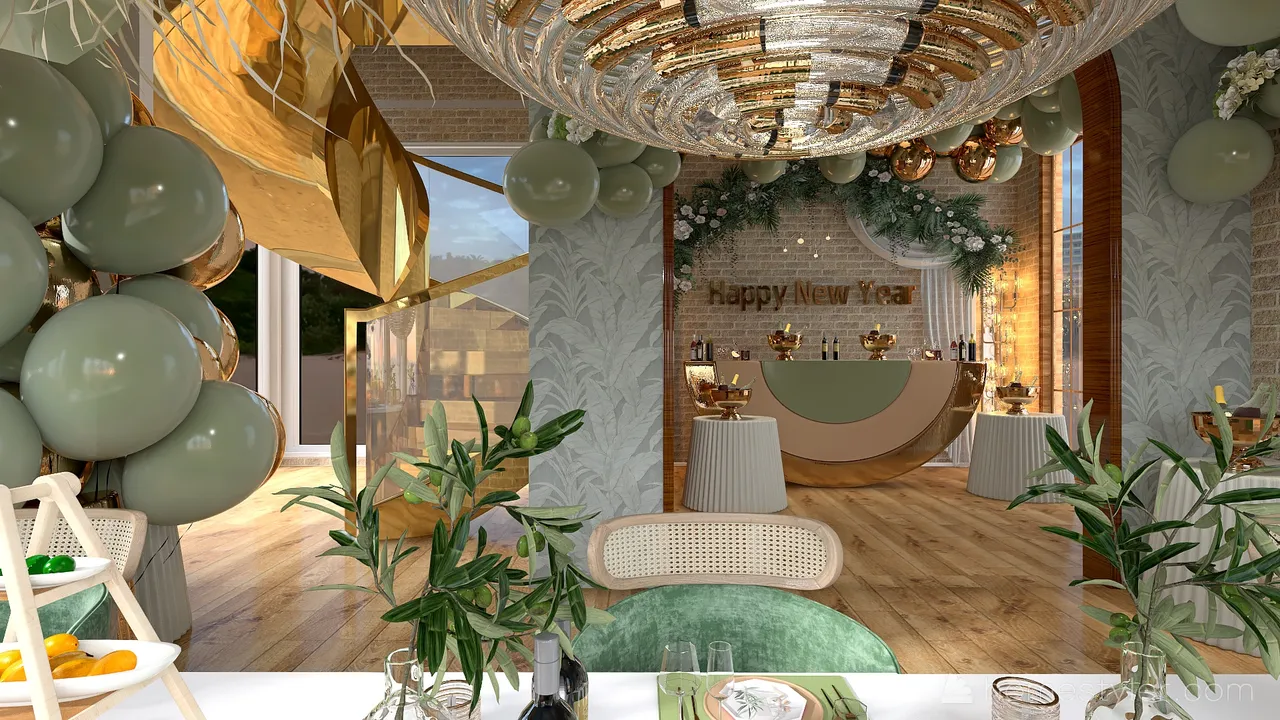 Lounge 3d design renderings