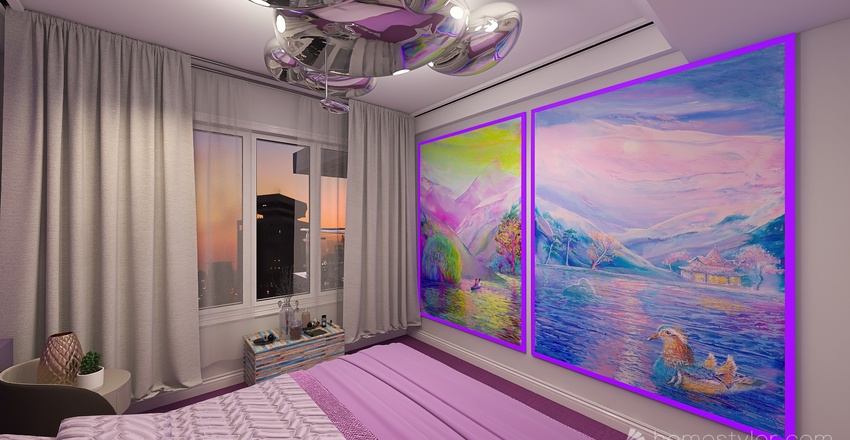 Master Room 3d design renderings