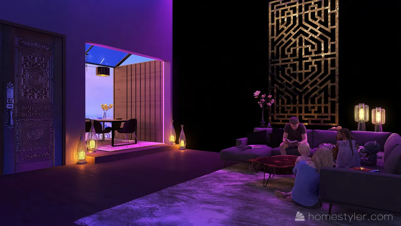 LivingRoom 3d design renderings