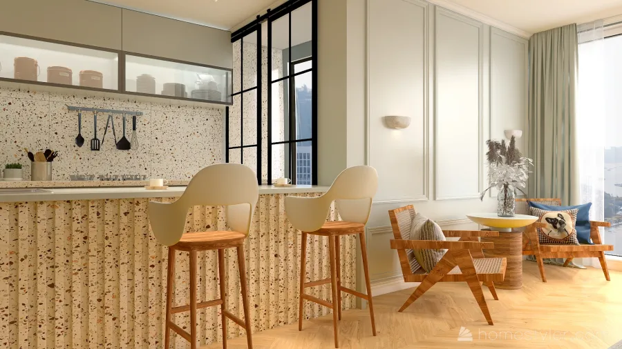 classic apartment #tradicional 3d design renderings