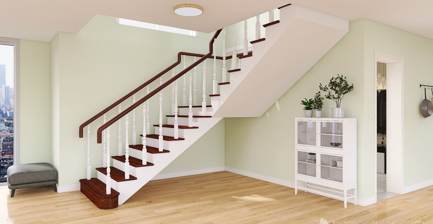 Living and Dining Room 3d design renderings
