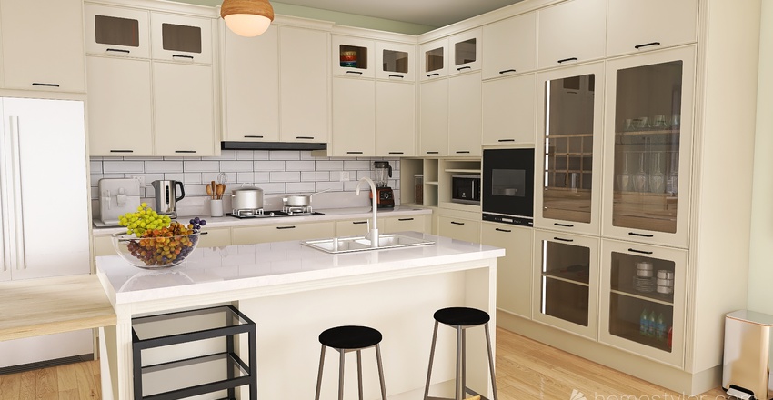 Living and Dining Room 3d design renderings