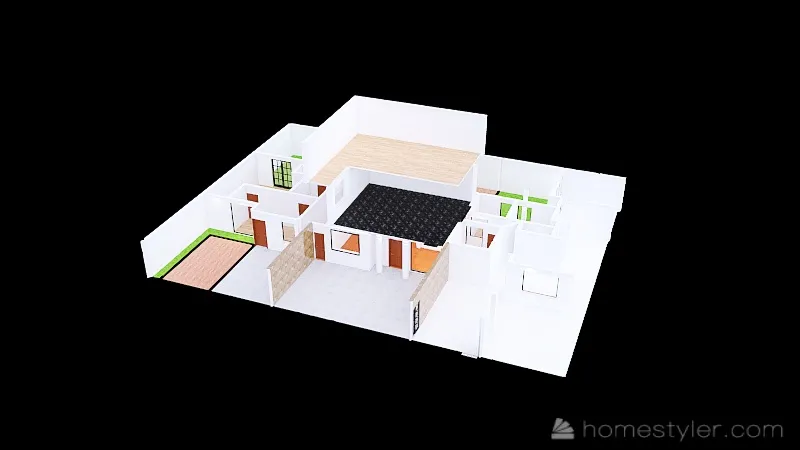 golden y casa 3d design renderings