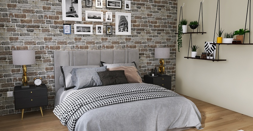 Master Bedroom 3d design renderings