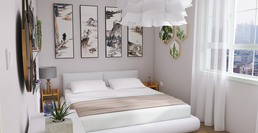 Bedroom 3d design renderings