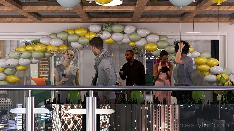 #PartyContest 3d design renderings