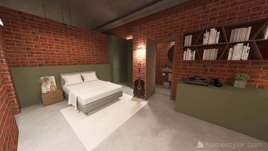 Ariana Bedroom 3d design renderings