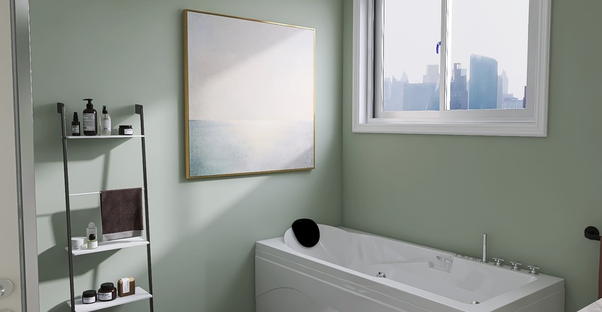 Master Bathroom 3d design renderings