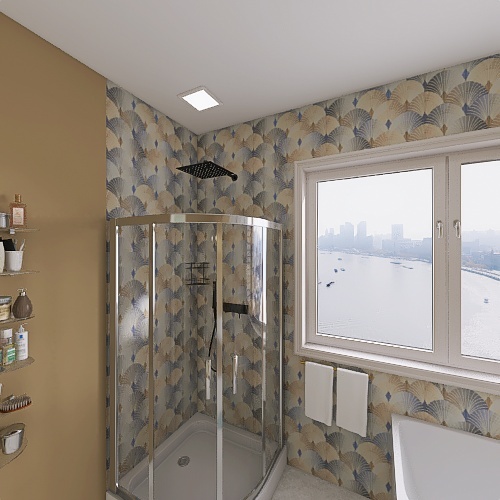 Second Bathroom 3d design renderings