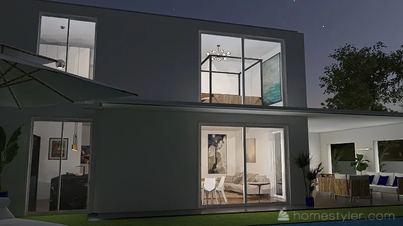 Villa Barahaus 3d design renderings