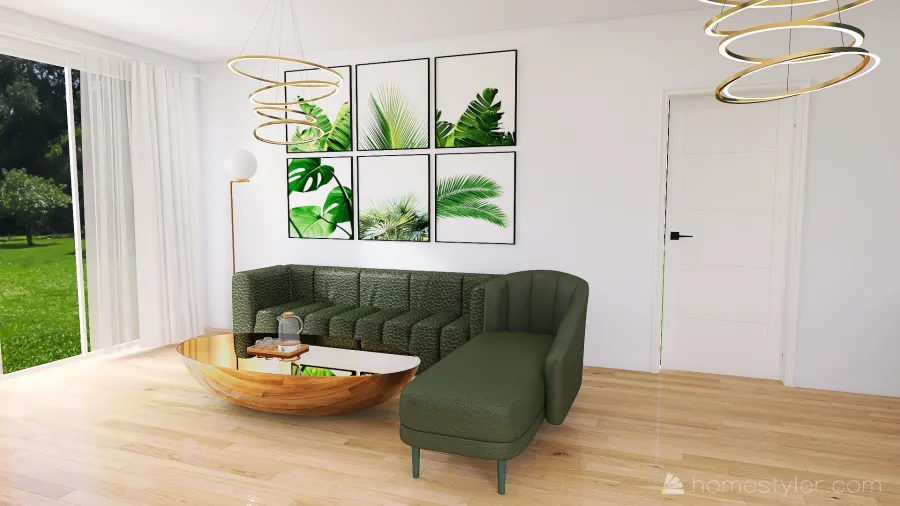 Green House 3d design renderings
