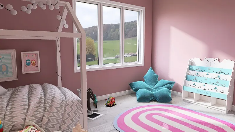 Bedroom (2y) 3d design renderings