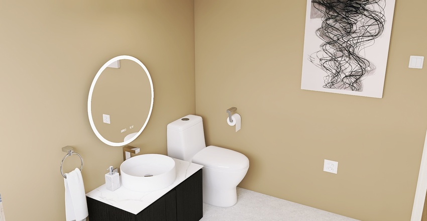 Second Bathroom 3d design renderings