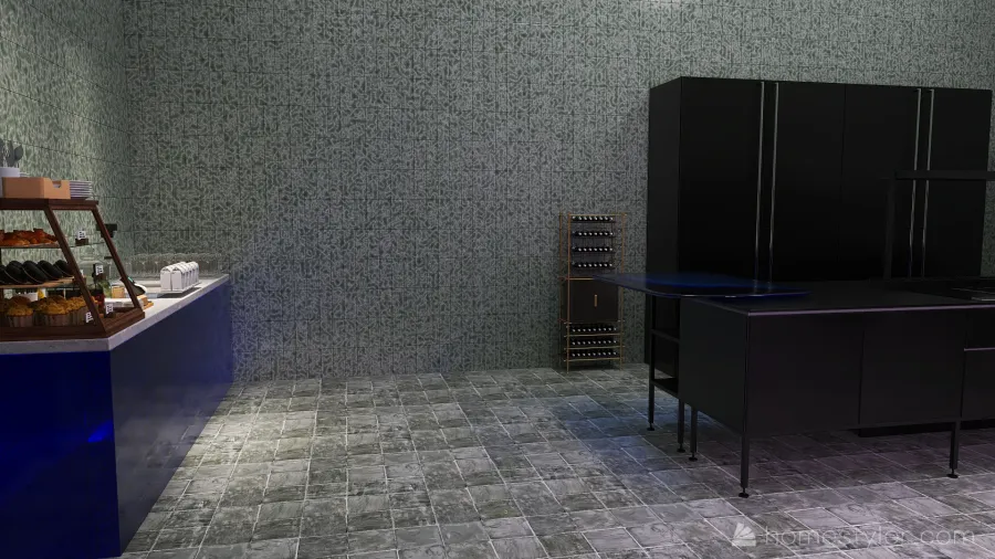 blue playhouse 3d design renderings