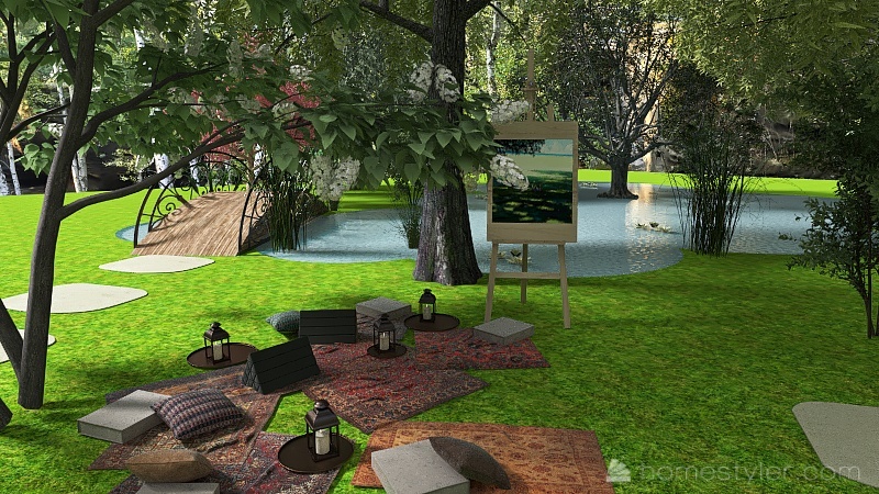 Small Cozy Cottage 3d design renderings