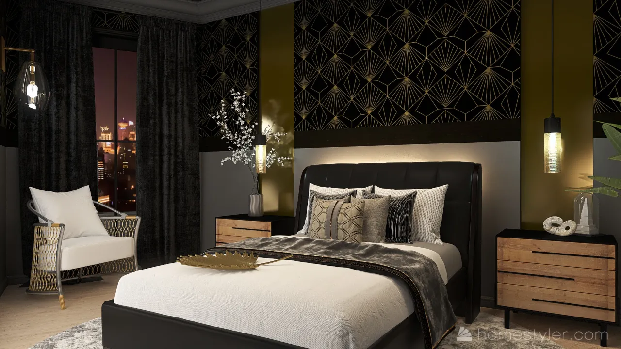 MasterBedroom 3d design renderings