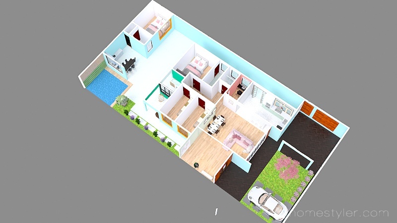Casa Depois 3d design renderings