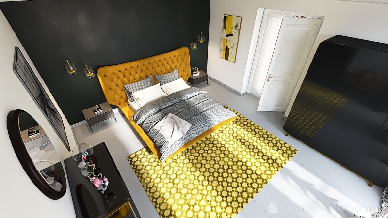 Bedroom 3d design renderings