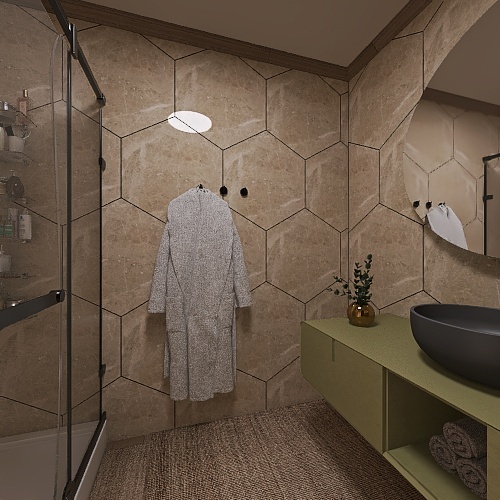 Earthy house 3d design renderings
