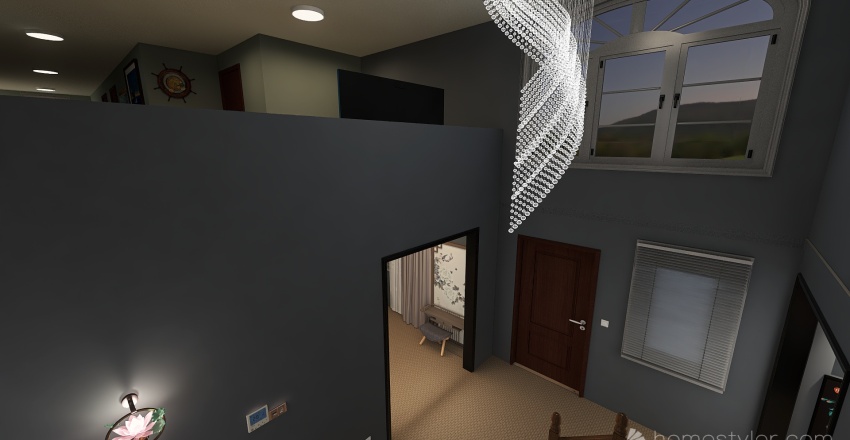 Large suburban home 3d design renderings