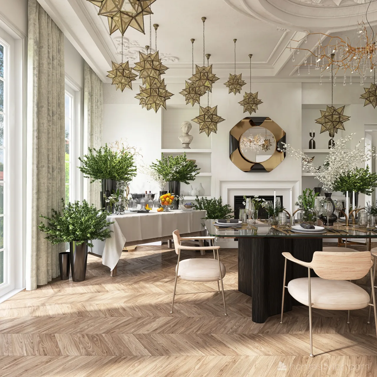 DiningRoom 3d design renderings