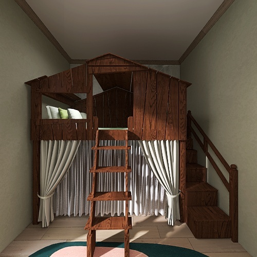 Earthy house 3d design renderings