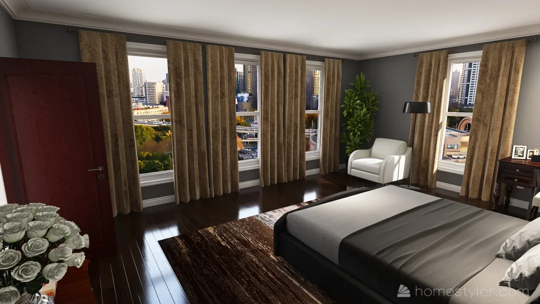 Economic apartment 3d design renderings